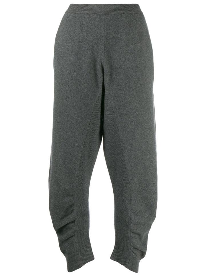 Stella Mccartney Gathered Track Pants - Grey