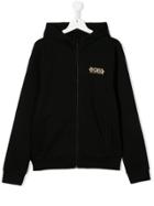 Boss Kids Boys Black Logo Zip Up Top