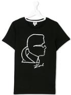 Karl Lagerfeld Kids Karl Outline T-shirt - Black