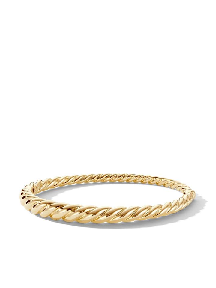 David Yurman 18kt Yellow Gold Pure Form Cable 6mm Bracelet