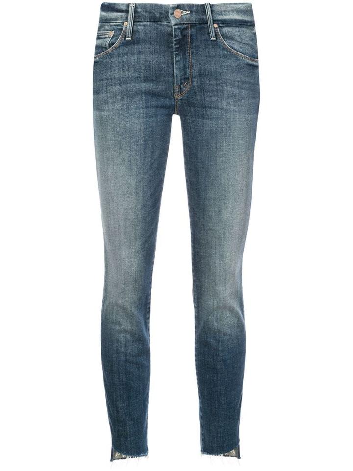 Mother Regular Skinny Jeans - Blue