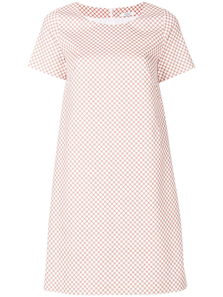 Peserico Polka Dots Shift Dress - White
