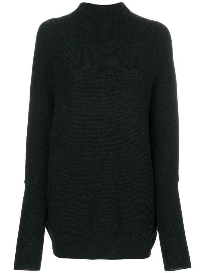 All Saints Turtle Neck Sweater - Black