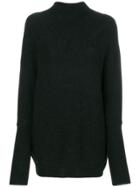 All Saints Turtle Neck Sweater - Black