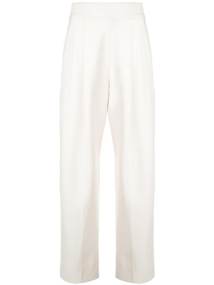 Oscar De La Renta High-waisted Trousers - White