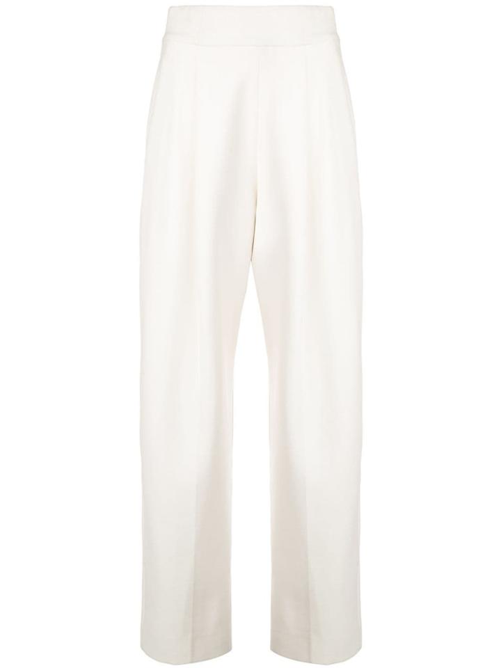 Oscar De La Renta High-waisted Trousers - White