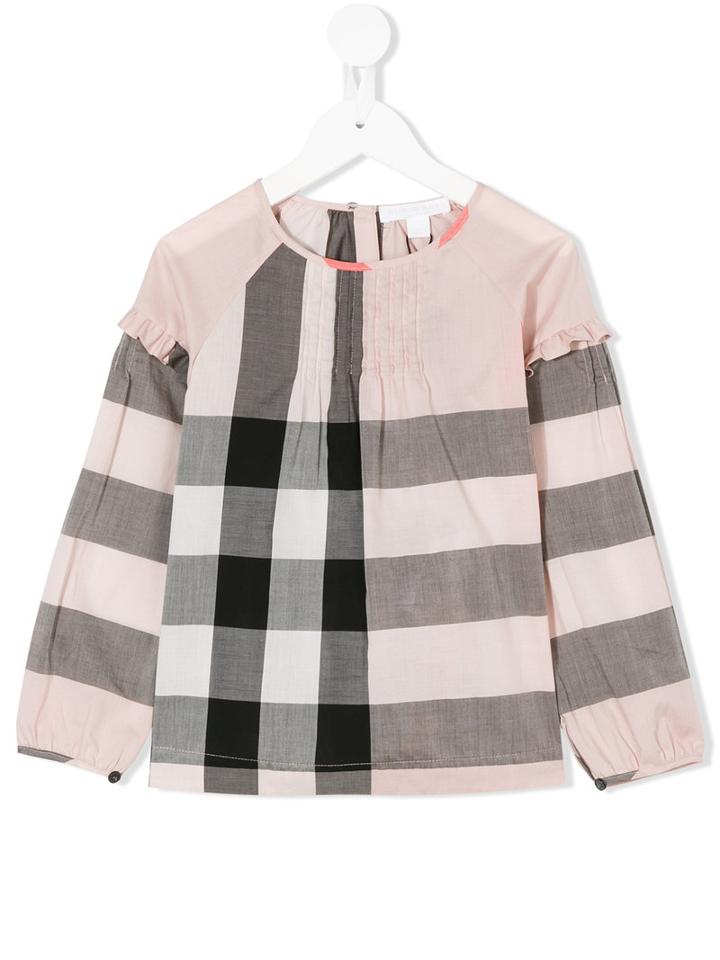 Burberry Kids - Aggy Top - Kids - Cotton - 6 Yrs, Pink/purple