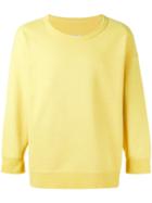 Visvim - Round Neck Sweatshirt - Men - Cotton/rayon - 4, Yellow/orange, Cotton/rayon