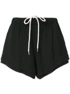Bassike Layered Shorts - Black