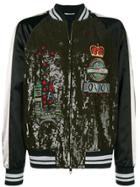 Valentino Sequin London Jacket - Green