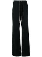 Rick Owens Drkshdw Wide Leg Tracksuit Bottoms - Black