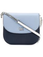 Michael Michael Kors Front Logo Crossbody Bag - Blue