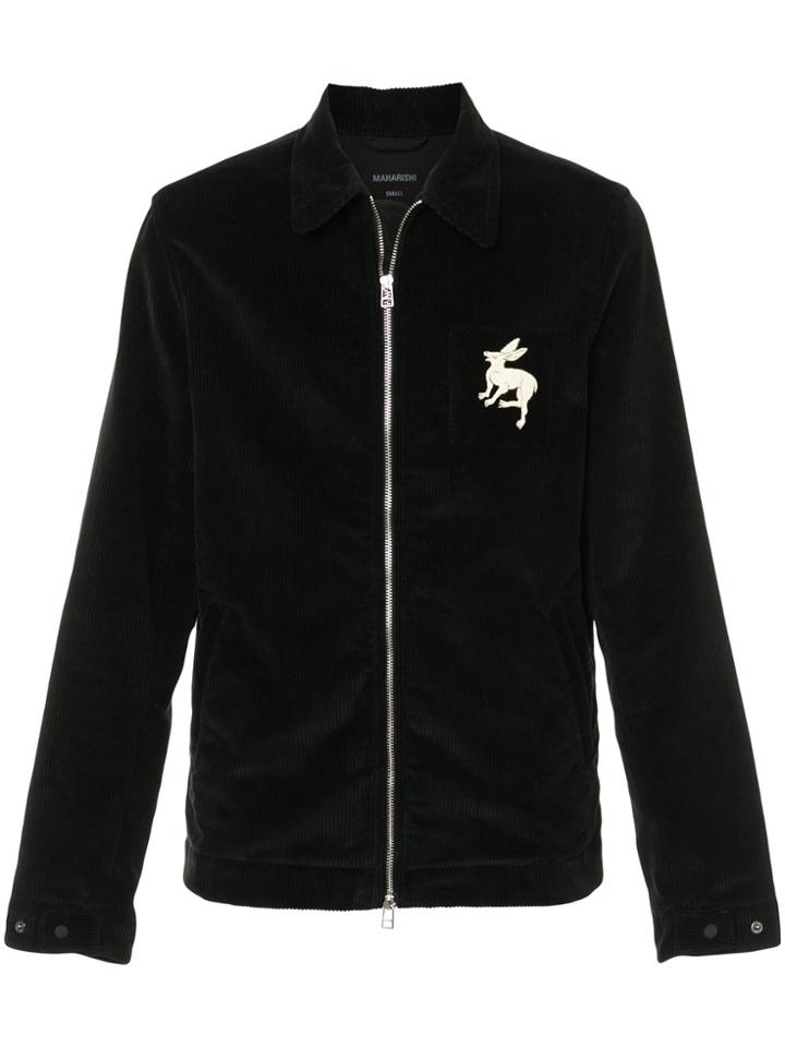 Maharishi Cord Zipped Jacket - Black