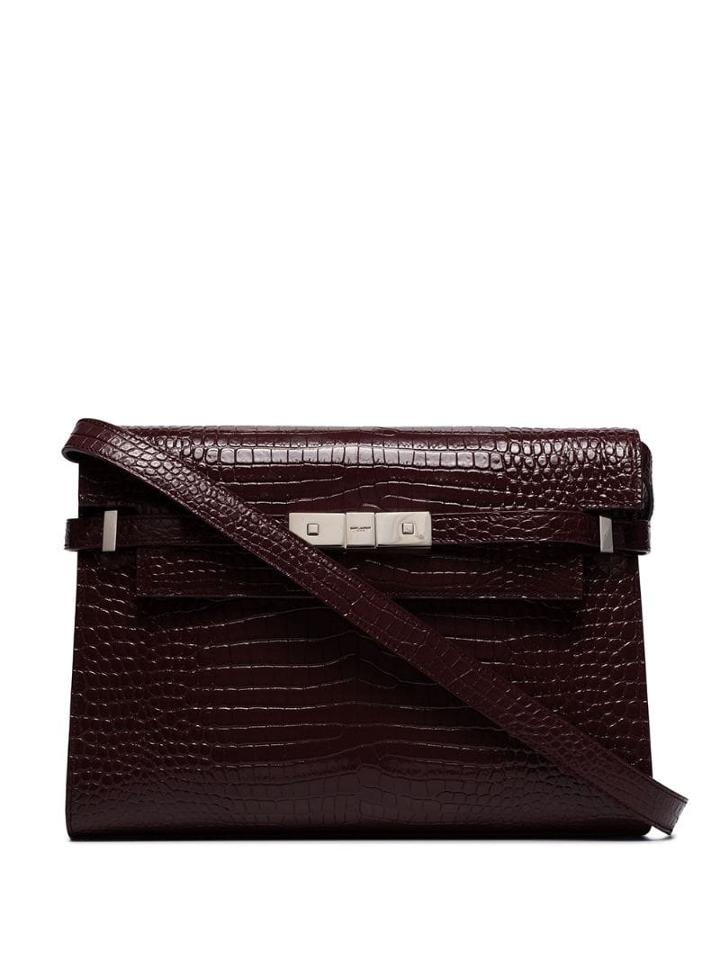 Saint Laurent Manhattan Shoulder Bag - Red