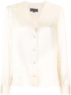 Nili Lotan Elsie Satin Shirt - White