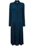 Christian Wijnants 'dorisa' Dress, Women's, Size: 38, Blue, Silk Crepe