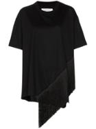 Marques'almeida Ma Ss Cn Top Tee Os Fit W Asym Frng Dtl - Black