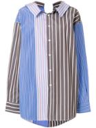 Marni Oversized Striped Shirt - Blue
