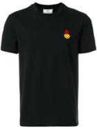 Ami Alexandre Mattiussi Crewneck T-shirt Smiley Patch - Black