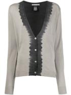 Suzusan Tie-dye Effect Cardigan - Black