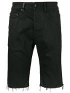 Marcelo Burlon County Of Milan - 'bart' Shorts - Men - Cotton/spandex/elastane - 32, Black, Cotton/spandex/elastane