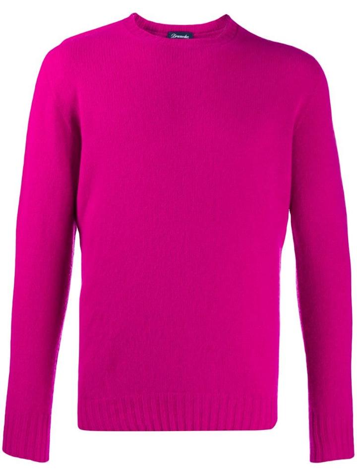 Drumohr Crew Neck Sweater - Pink