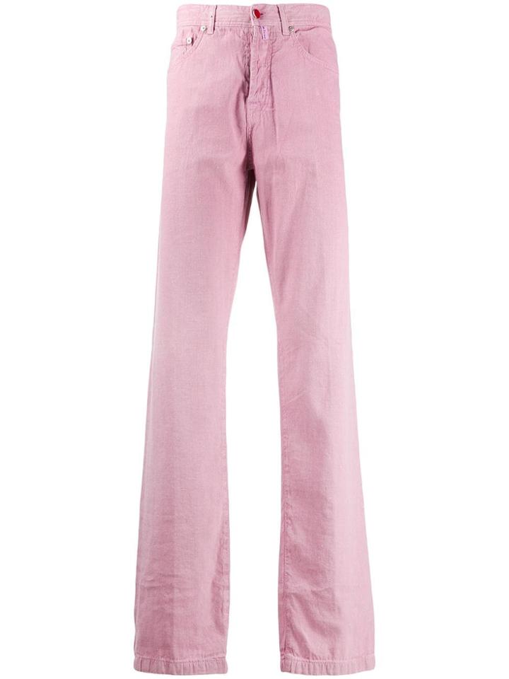 Kiton Straight-leg Trousers - Pink