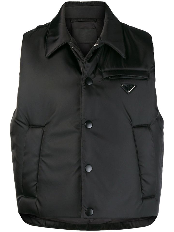Prada Padded Vest - Black