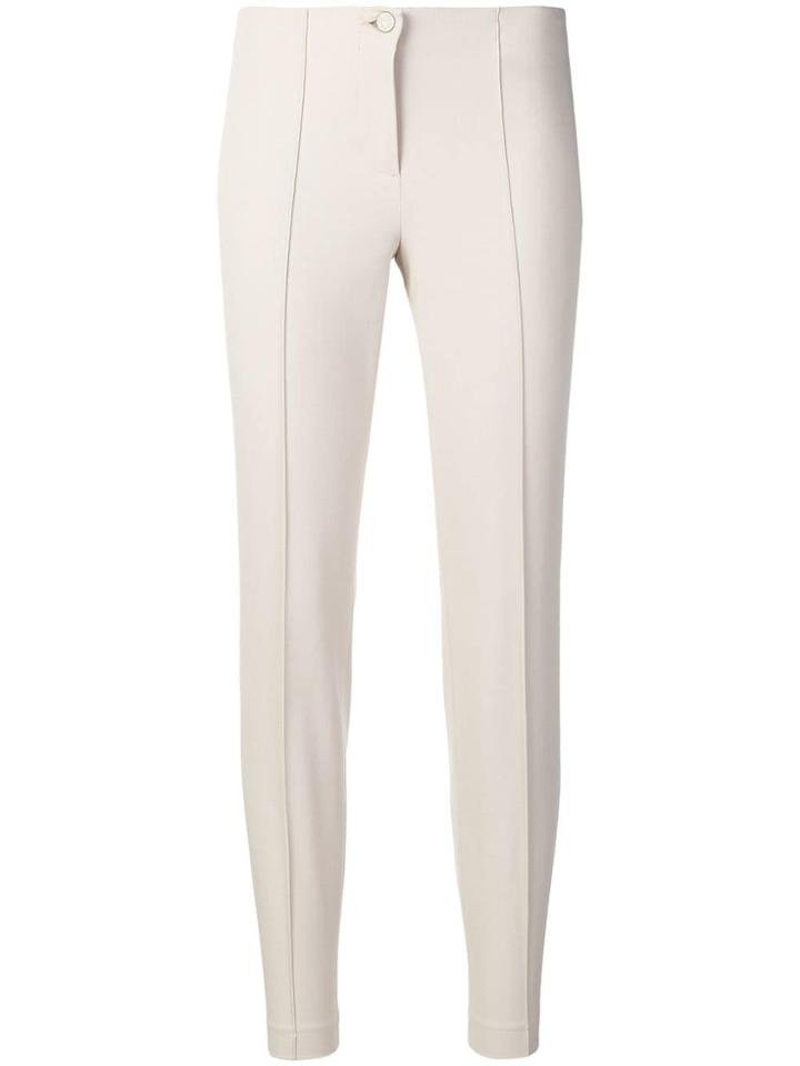 Cambio Classic Slim Trousers - Neutrals