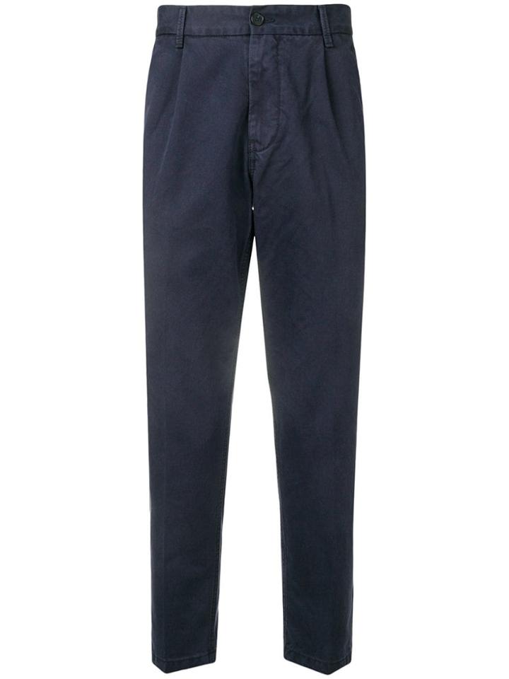 Haikure Relaxed-fit Tailored Trousers - Blue