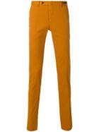 Pt01 Slim Fit Chino Trousers - Yellow & Orange