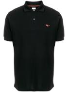 Paul Smith Button Up Polo Shirt - Black
