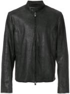 Drome Zip Up Panelled Jacket - Black
