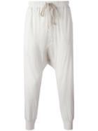 Rick Owens Drkshdw Drop Crotch Pants, Men's, Size: Medium, Nude/neutrals, Cotton
