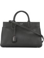 Saint Laurent Small 'rive Gauche' Tote, Women's, Black, Leather/calf Leather
