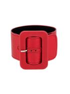 Attico Buckle Anklet - Red