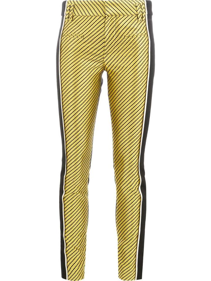 Haider Ackermann Geomtric Stripes Trousers - Yellow