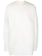 Rick Owens Straight-jacket Shirt - White