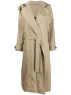 Preen By Thornton Bregazzi Savannah Trench Coat - Neutrals