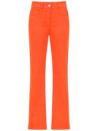 Egrey Straight Fitted Trousers - Orange