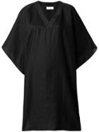 Reality Studio V-neck Tunic Dress - Black