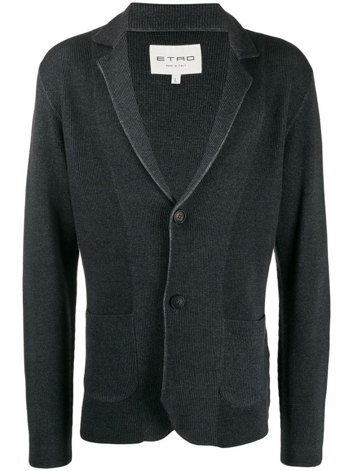 Etro Buttoned Jacket - Grey