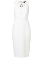 Cavalli Class Serpent Brooch Dress - White