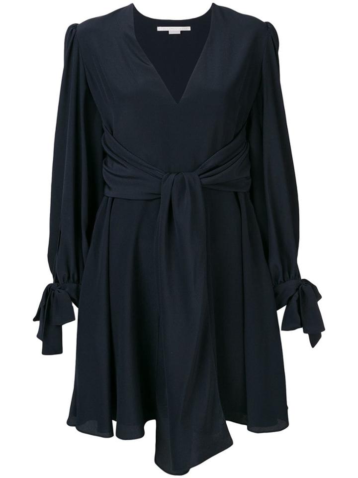 Stella Mccartney Tied Details Short Dress - Blue