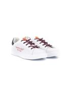 Paolo Pecora Kids Teen White Out Sneakers