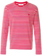 Ami Alexandre Mattiussi Long Sleeved T-shirt Ami De Coeur Embroidery -