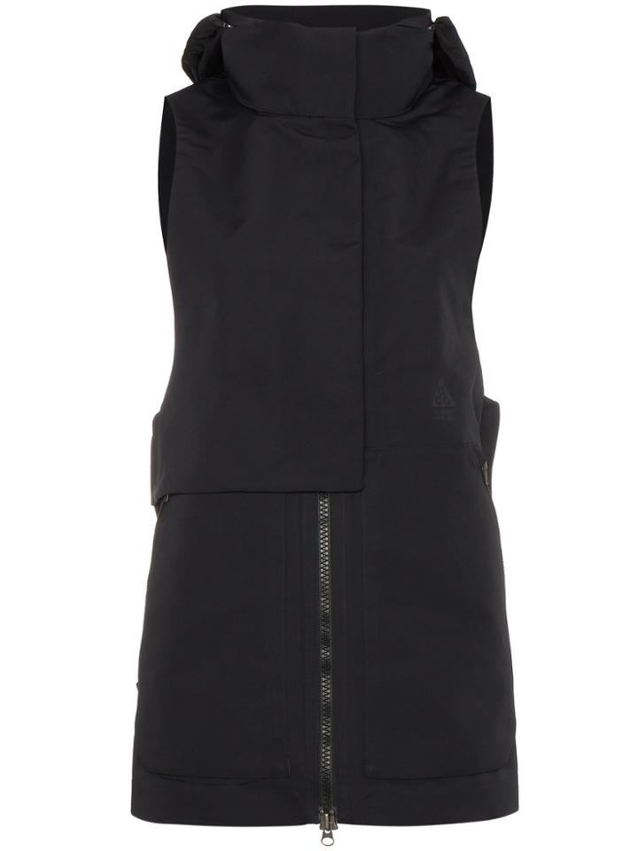 Nike Acg Hooded Zip Gilet - Black