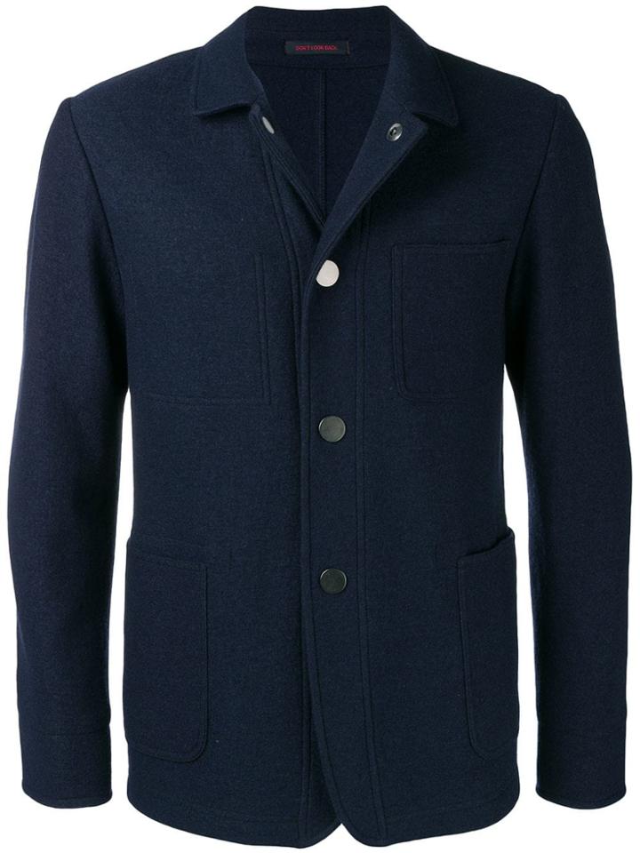 The Gigi Shirt Jacket - Blue