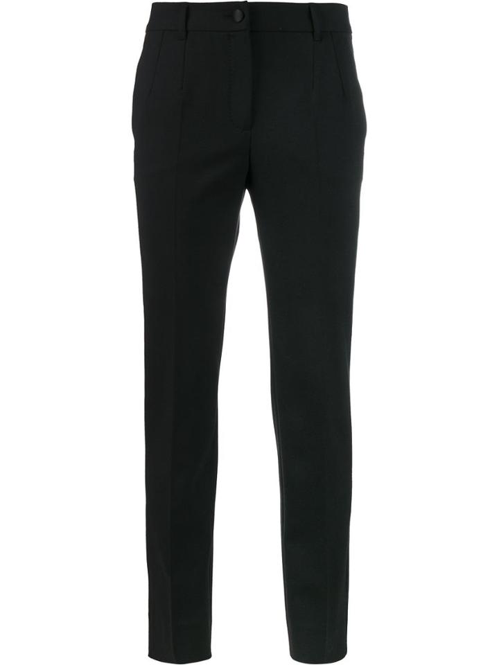 Dolce & Gabbana Classic Slim Fit Trousers - Black