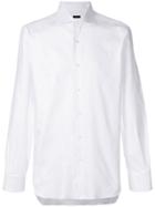 Barba Pointed Collar Shirt - White